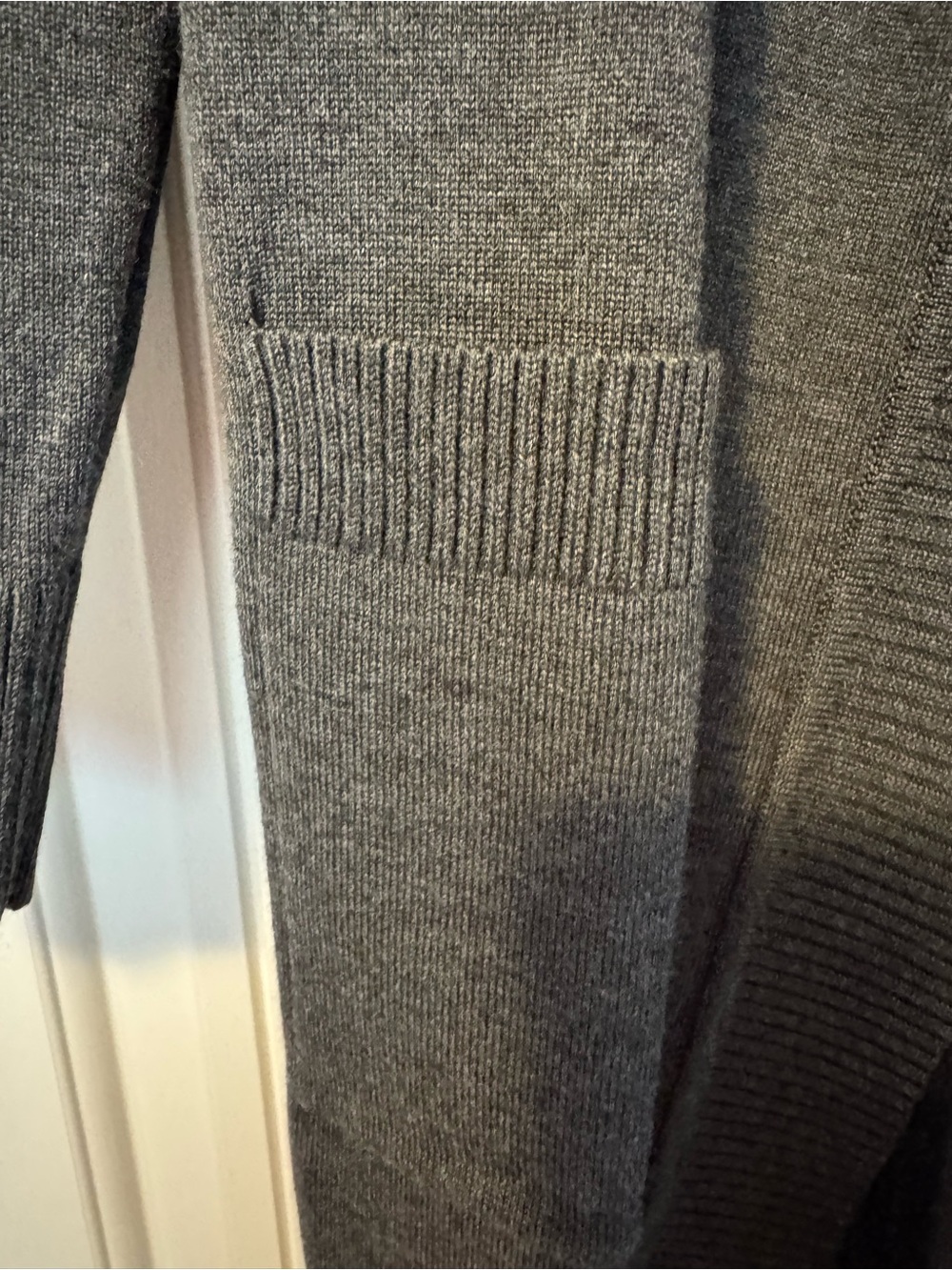 Active USA Rib-Banded Open Cardigan - Picture 5 of 5